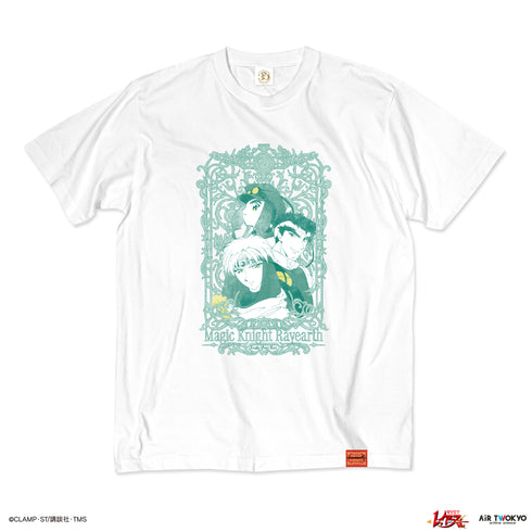 『魔法騎士レイアース』第2弾 デコラティブTシャツ 5(イーグル&ジェオ&ザズ)ホワイト